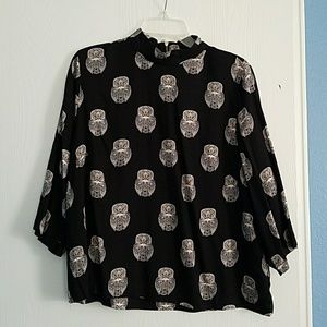 H&M Owl Top